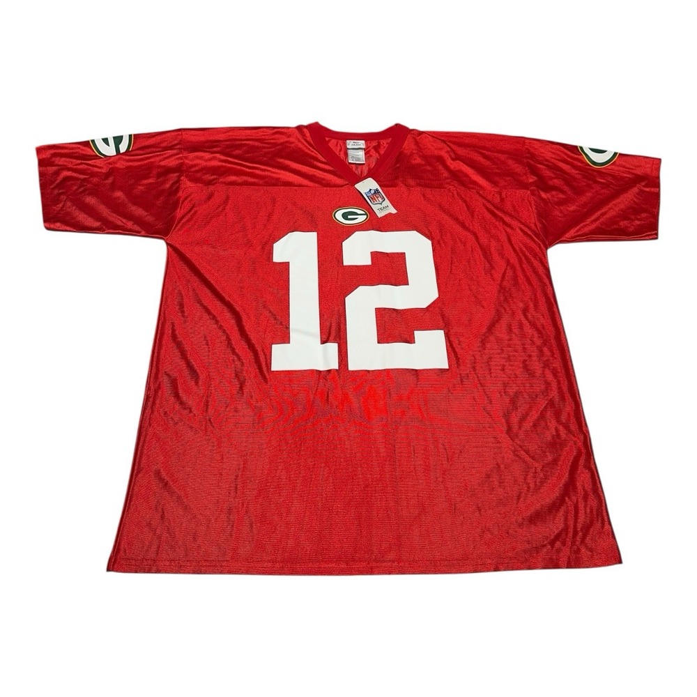 Aaron Rodgers Green Bay Packers Practice Jersey Mens XXL Red NFL Team Apparel